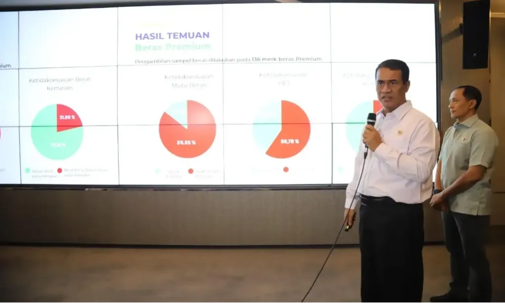 <p id="isPasted">YLKI: Kecurangan Beras Rugikan Konsumen Rp99,35 Triliun Harus Ditindak</p>