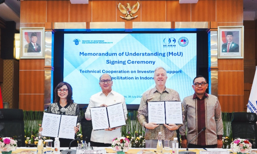 <p>RI-AS Teken MoU Perkuat Kerja Sama Strategis Investasi&nbsp;</p>