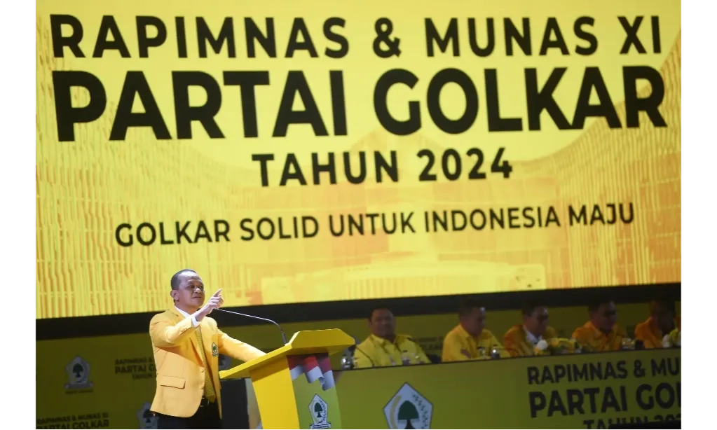 <p>Bahlil Tegaskan Tidak Ada Munaslub Golkar</p>