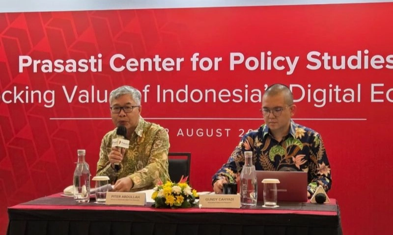 <p id="isPasted">Prasasti: Ekonomi Digital Kunci Mencapai Pertumbuhan Ekonomi 8%</p>