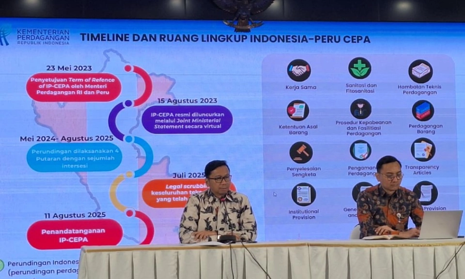 <p id="isPasted">Indonesia Targetkan Transaksi Pasca IP-CEPA Tembus US$5 Miliar</p>