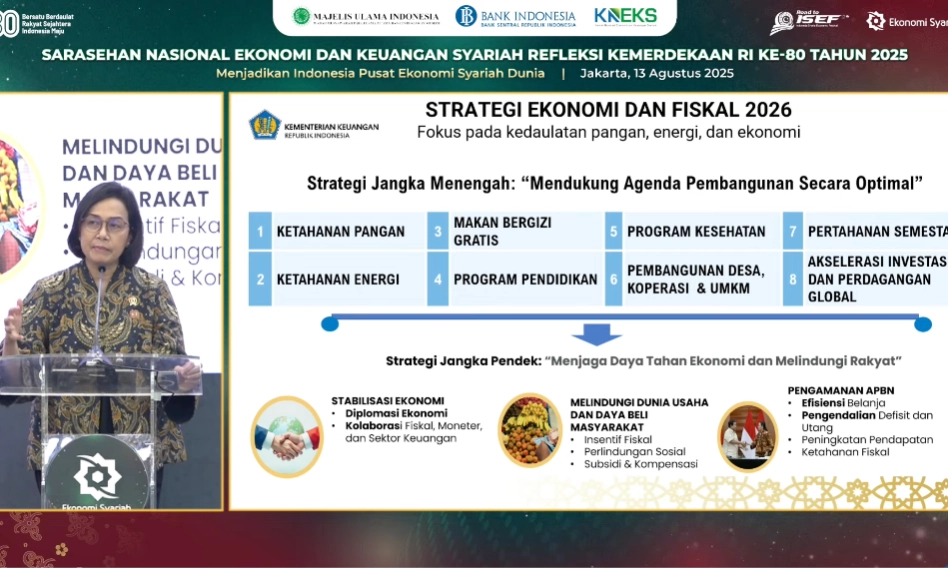 <p class="query-text-line ng-star-inserted" id="isPasted">Jelang Nota Keuangan, Sri Mulyani: Angka RAPBN 2026 Lebih Besar</p>