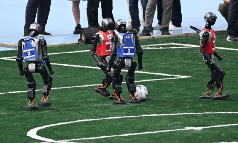 <p id="isPasted">Olimpiade Robot AI Di China Tunjukkan Jarak Teknologi Dengan Manusia</p>