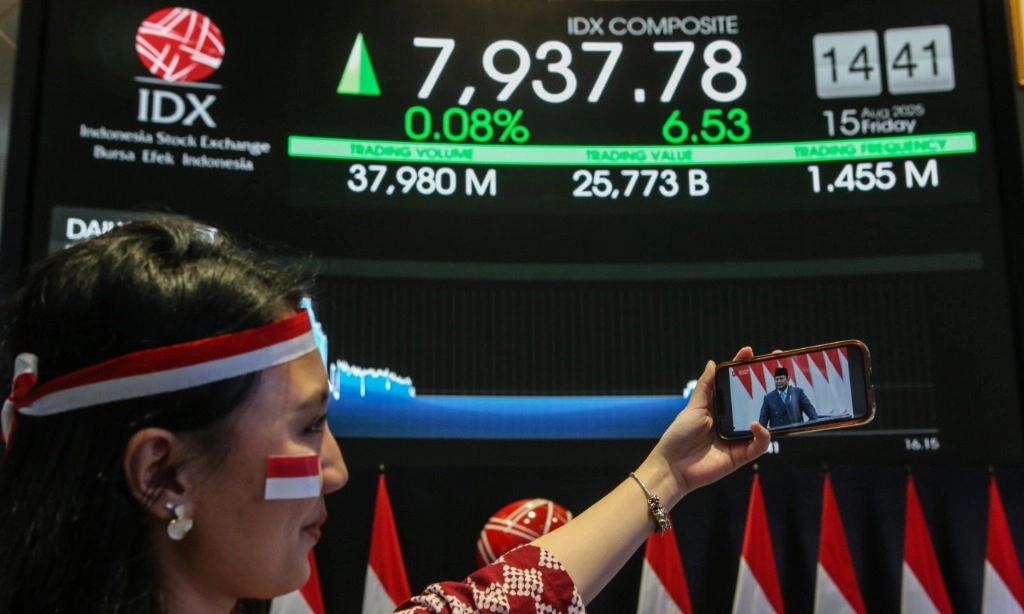 <p dir="ltr" id="isPasted">IHSG Menguat Jelang Pengumuman Suku Bunga BI-Rate Agustus</p>