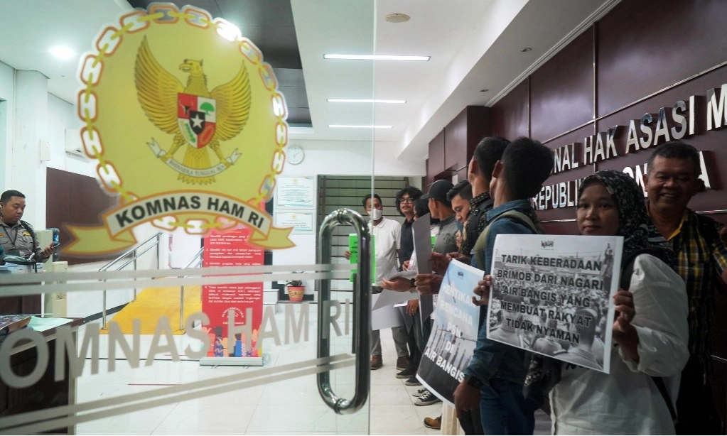 <p>LSM Uji Materi Aturan PSN Dalam UU Cipta Kerja&nbsp;</p>