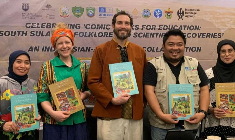 <p>Geopark Maros Pangkep Luncurkan Dua Komik Edukatif</p>