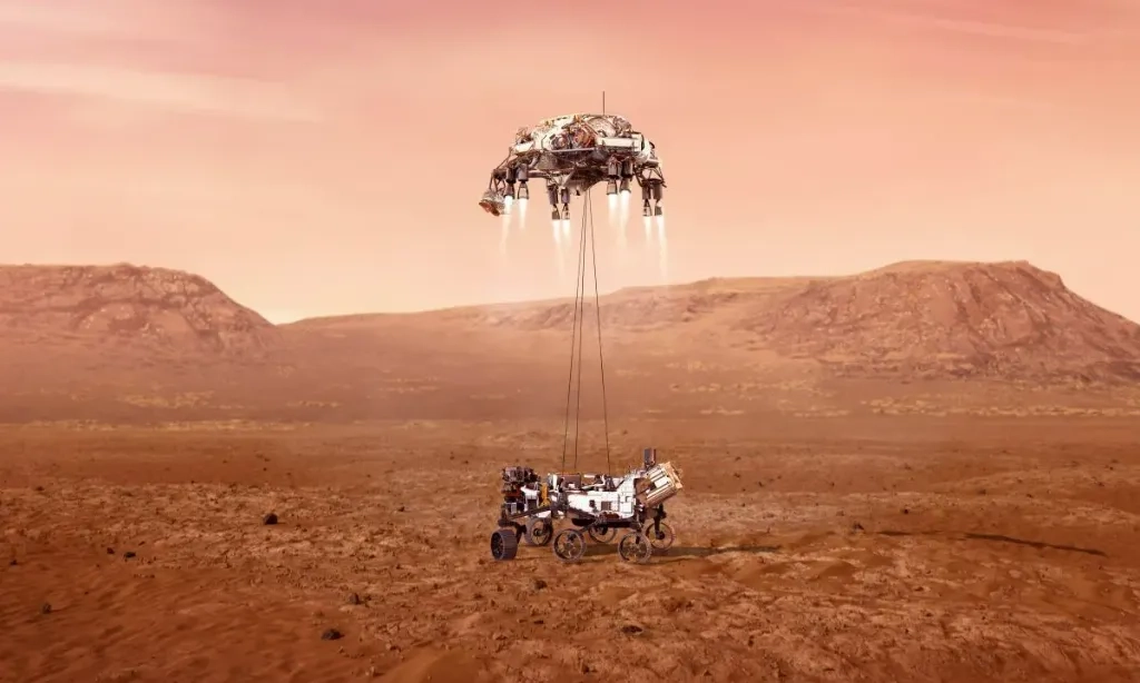 <p>Sampel Dari Kawah Jezero Potensi Jadi Bukti Kehidupan Di Mars</p>