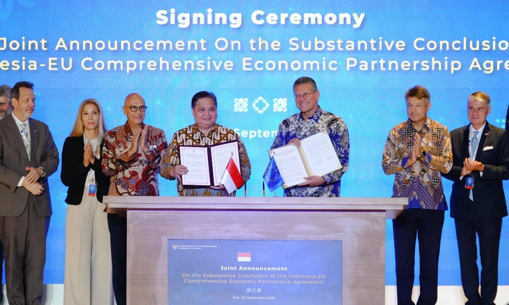 <p>Uni Eropa Sah Teken Perjanjian IEU-CEPA, RI Untung Besar!</p>