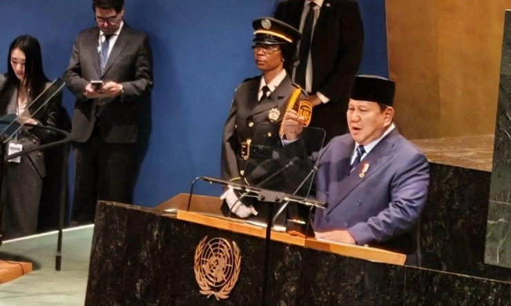 <p id="isPasted">Di Sidang PBB, Prabowo Klaim RI Swasembada Beras, Siap Ekspor &nbsp;</p>