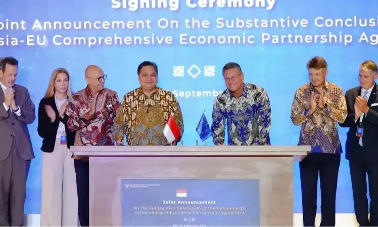 <p id="isPasted">IEU-CEPA Rampung, Kemendag Optimis Peluang Ekspor Barang dan Jasa Indonesia Naik</p>