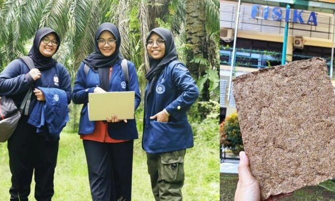 <p>Limbah Sawit Disulap Menjadi Panel Akustik Ramah Lingkungan</p>