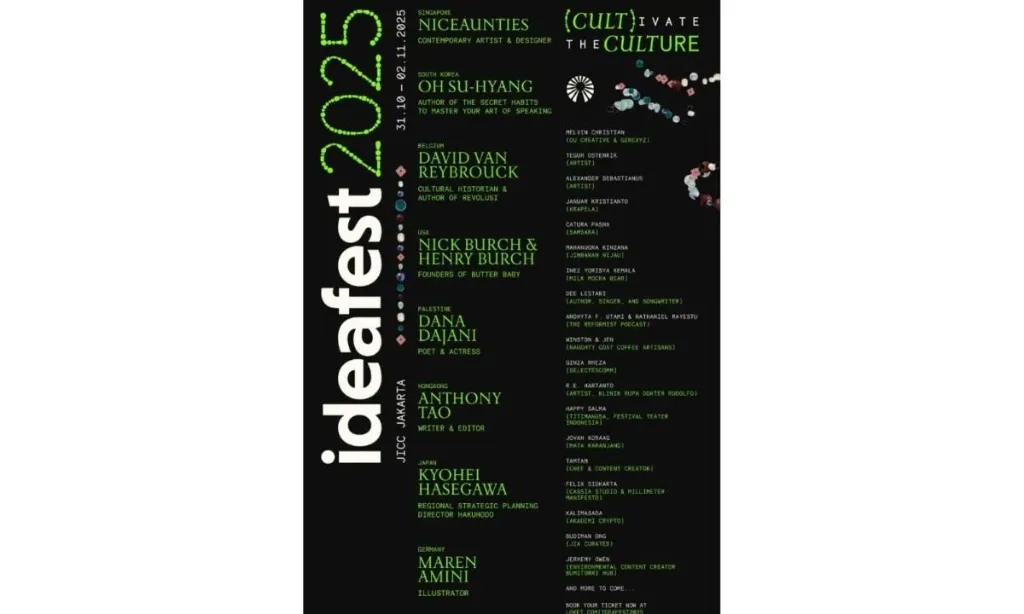 <p>IdeaFest 2025 Dorong Kolaborasi Sebagai Kunci Pemajuan Industri Budaya</p>