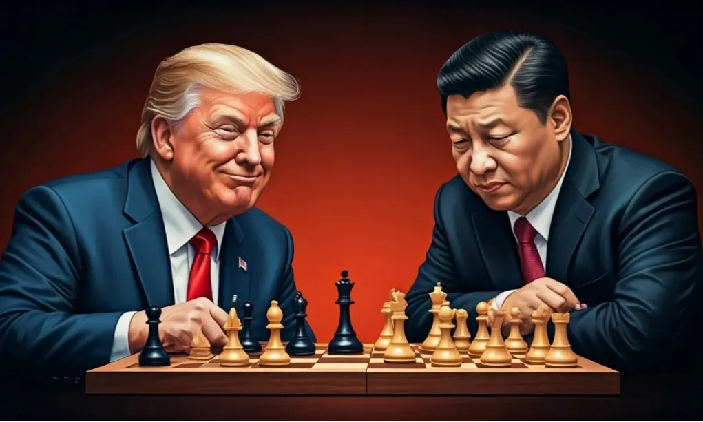 <p id="isPasted">Tensi Perang Dagang Naik, China Ancam Balik AS</p>