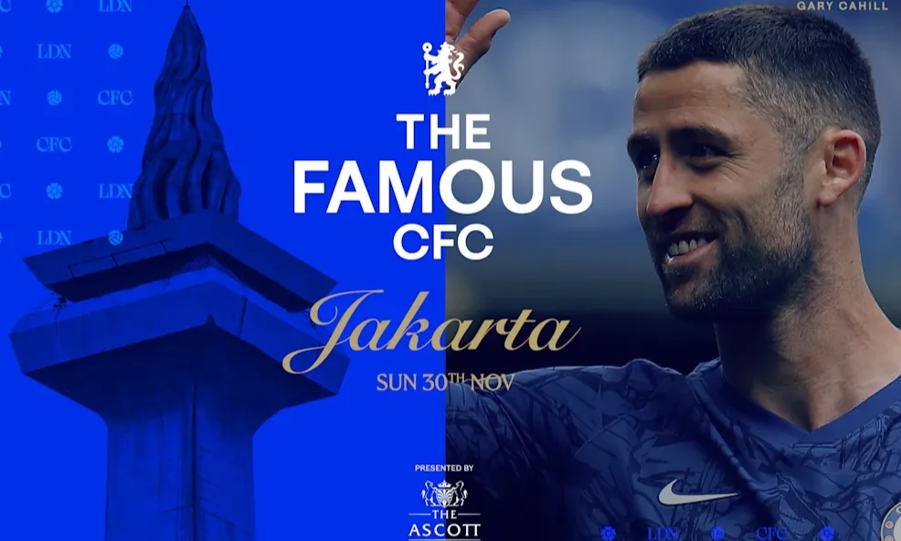 <p>Gary Cahill Bawa Trofi Liga Premier Inggris Ke Jakarta&nbsp;</p>