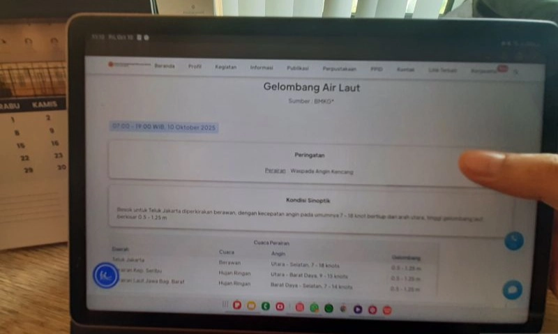 <p>BPBD Naikkan Status Waspada Untuk Pesisir Jakarta&nbsp;</p>