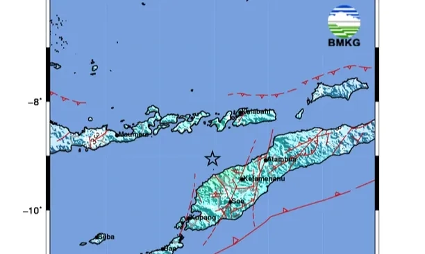 <p>Gempa Magnitudo 6,3 Guncang Timor Tengah Utara</p>