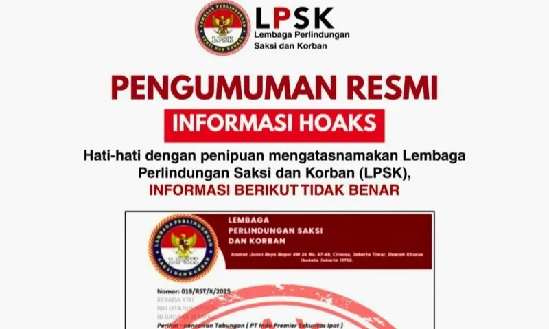 <p>LPSK Tidak Pernah Terbitkan Surat Pencairan Dana Korban Indosurya</p>