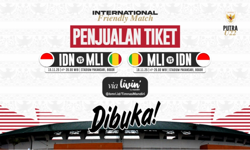 <p>Mau Nonton Uji Coba Timnas U-22 Indonesia vs. Mali, Ini Harga Tiketnya</p>