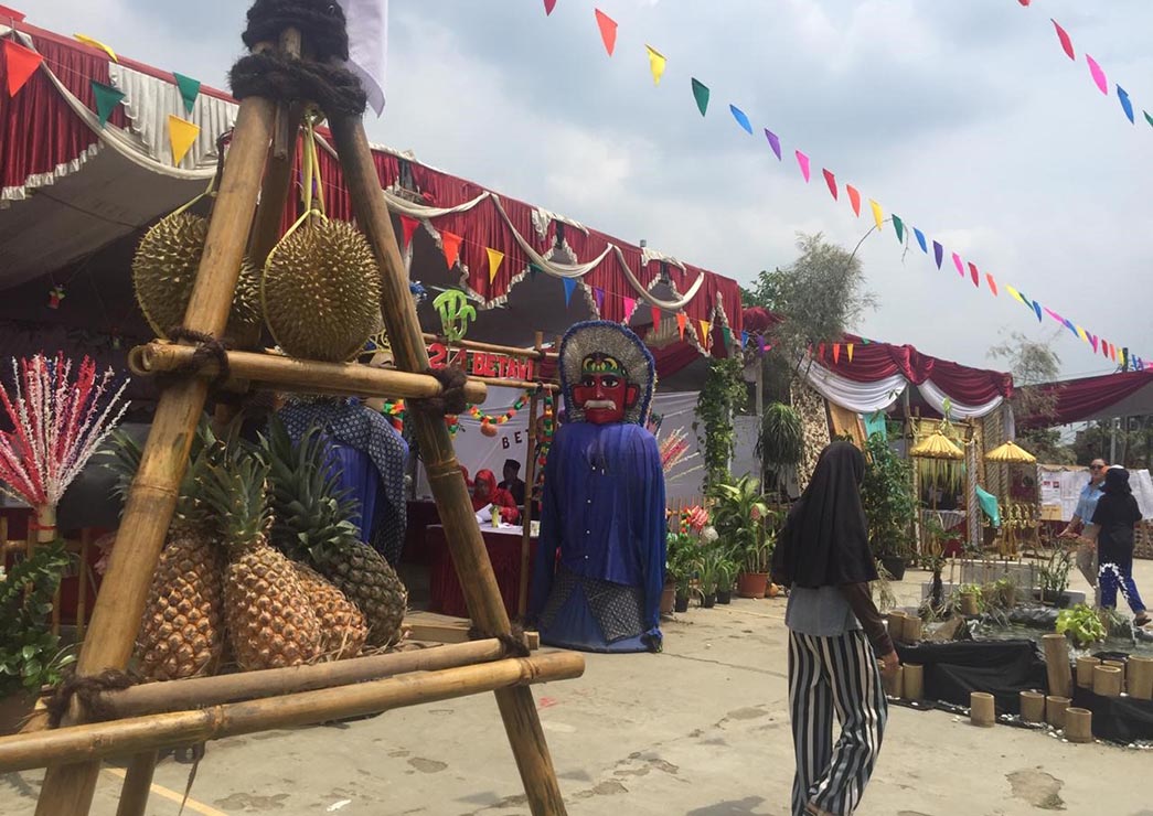 Odong-Odong Di TPS Kampoeng Pemilu Nusantara 