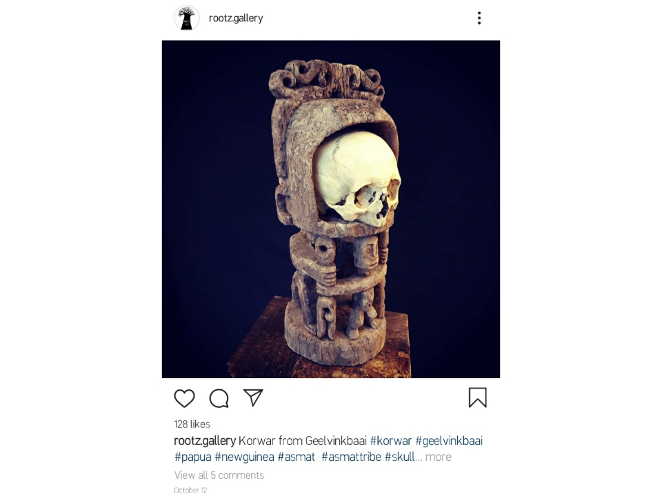 Tengkorak Orang Papua Dijual di Belanda