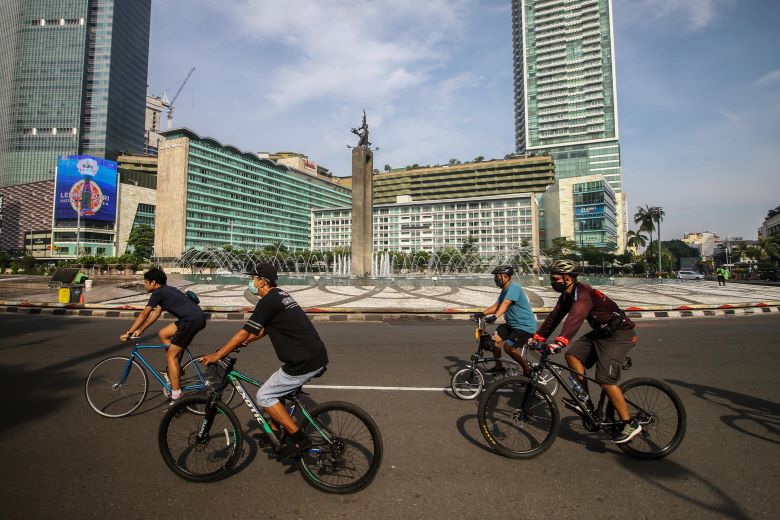 Pesepeda Di Jakarta Naik Sepuluh Kali Lipat