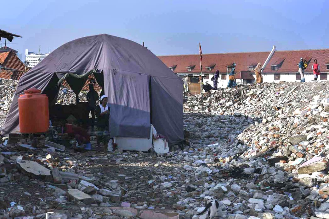 Konstruksi Kampung Akuarium Dilakukan Oktober 2020