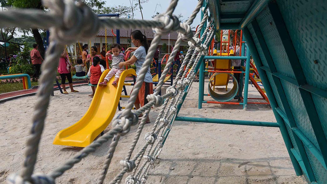 Masuk Zona Merah, 10 Persen RPTRA Jakarta Pusat Belum Buka