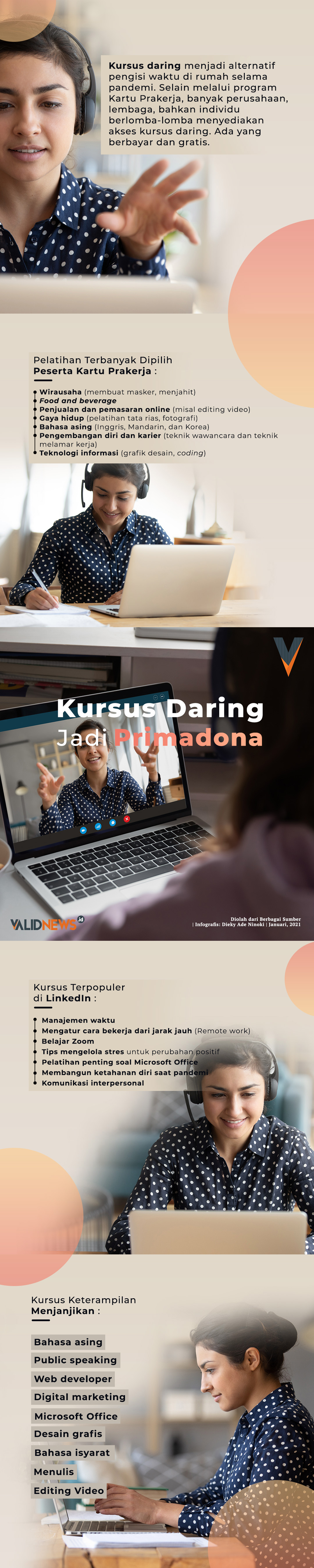 Kursus Daring Jadi Primadona