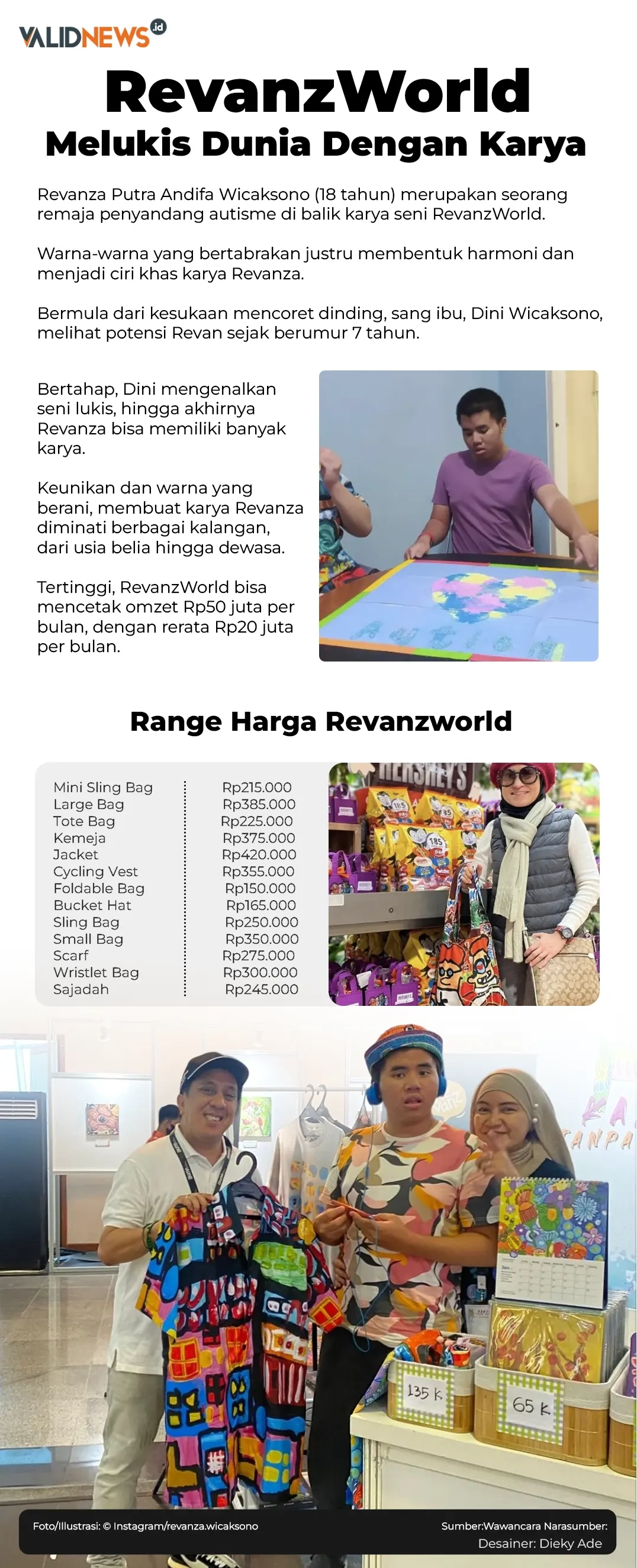 RevanzWorld Melukis Dunia Dengan Karya