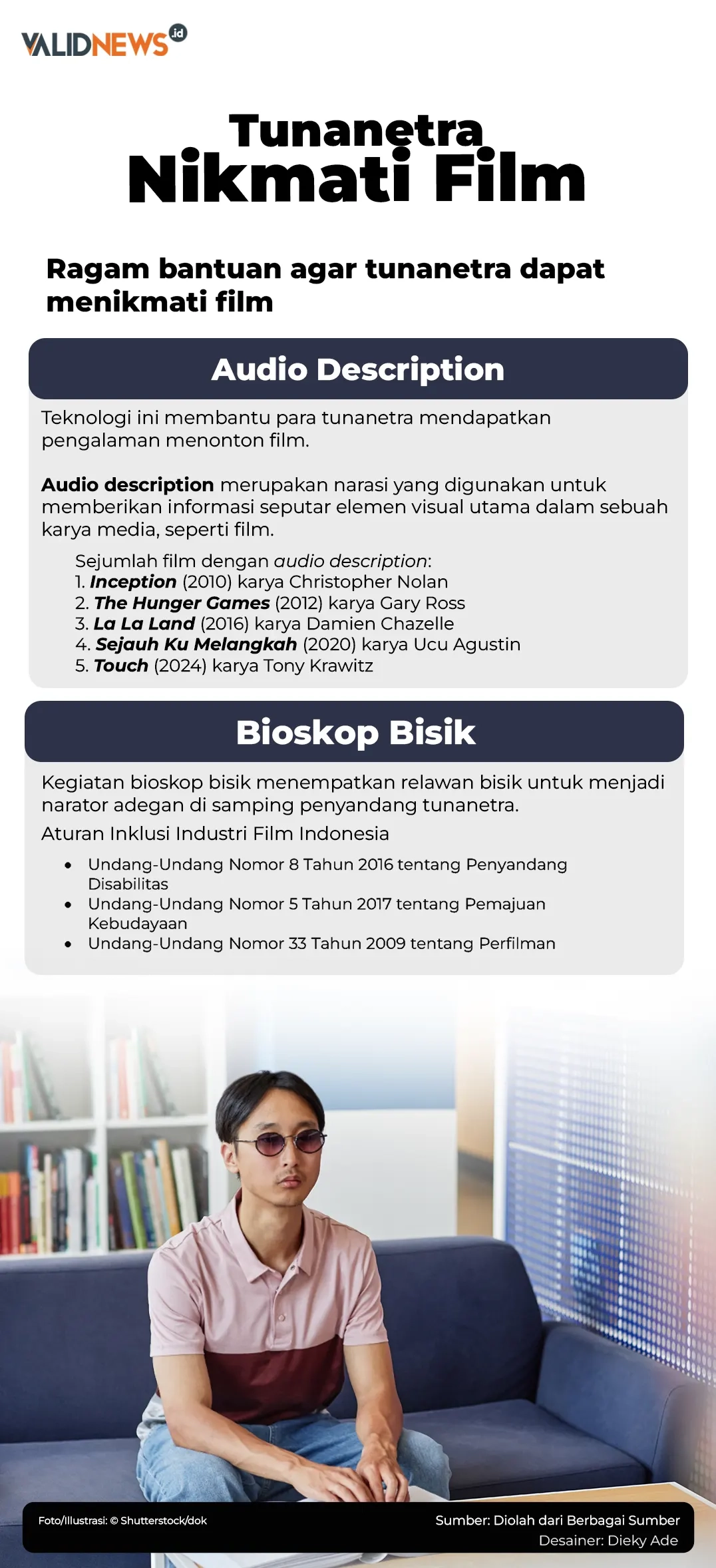 Tunanetra Nikmati Film