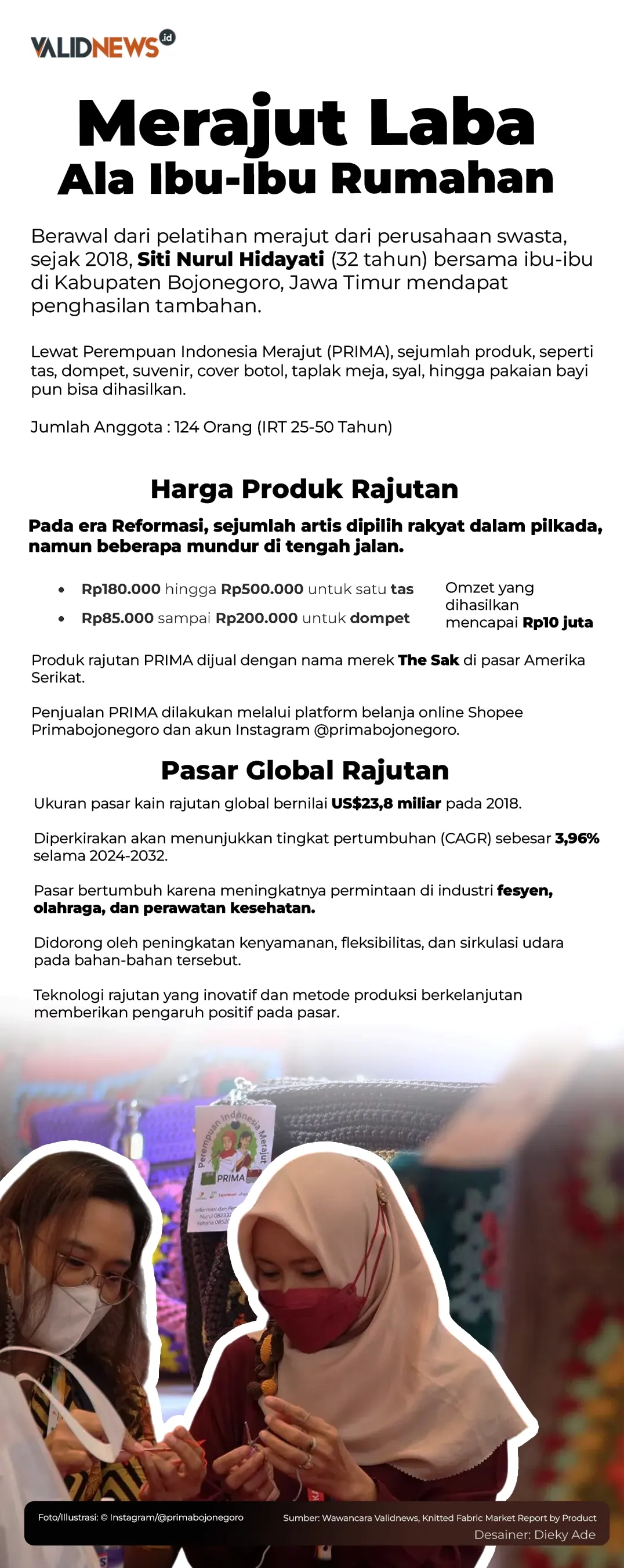 Merajut Laba Ala Ibu-Ibu Rumahan