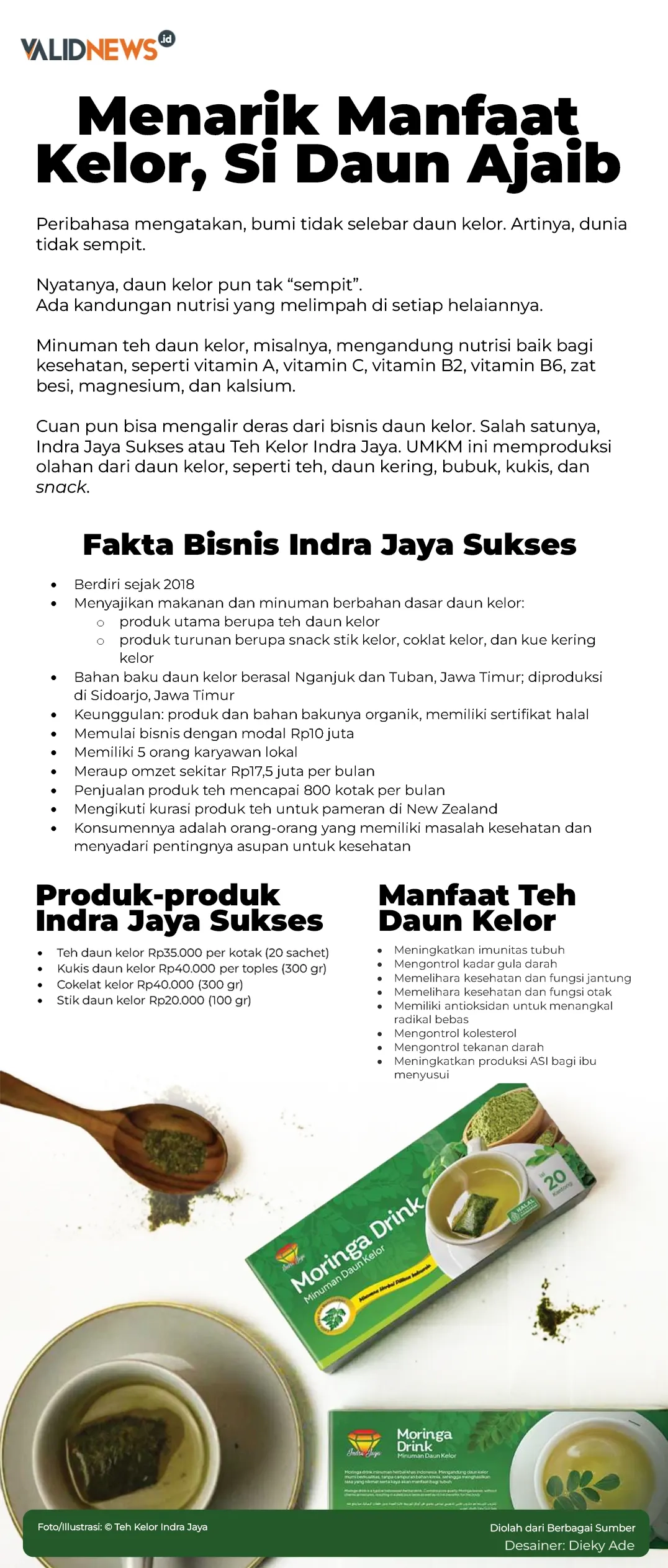 Menarik Manfaat Kelor, Si Daun Ajaib