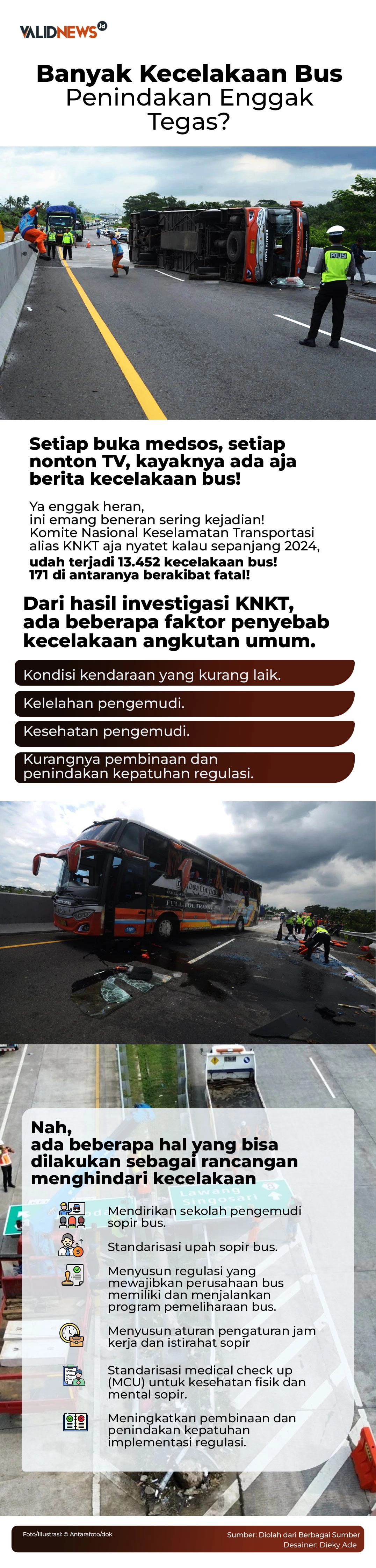 Banyak Kecelakaan Bus Penindakan Enggak Tegas?
