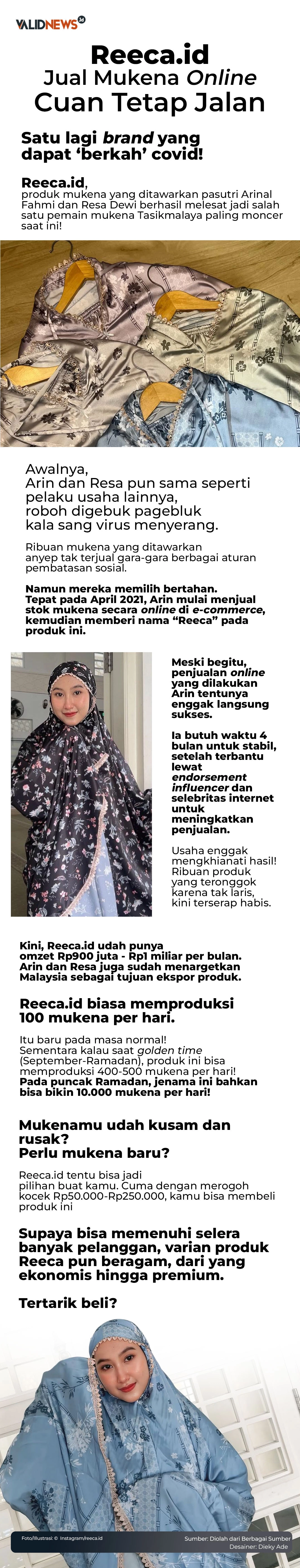 Reeca.id Jual Mukena Online Cuan Tetap Jalan