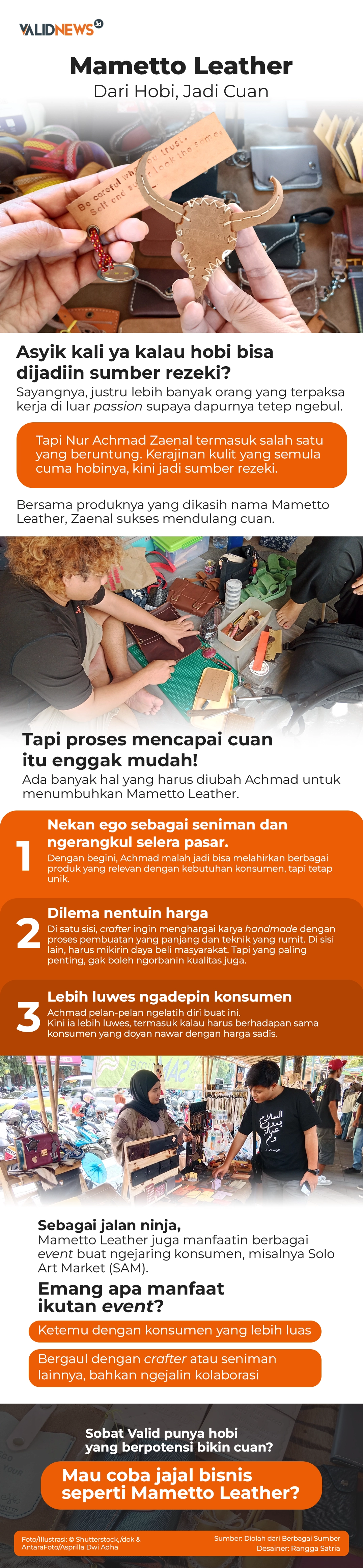 Mametto Leather Dari Hobi, Jadi Cuan