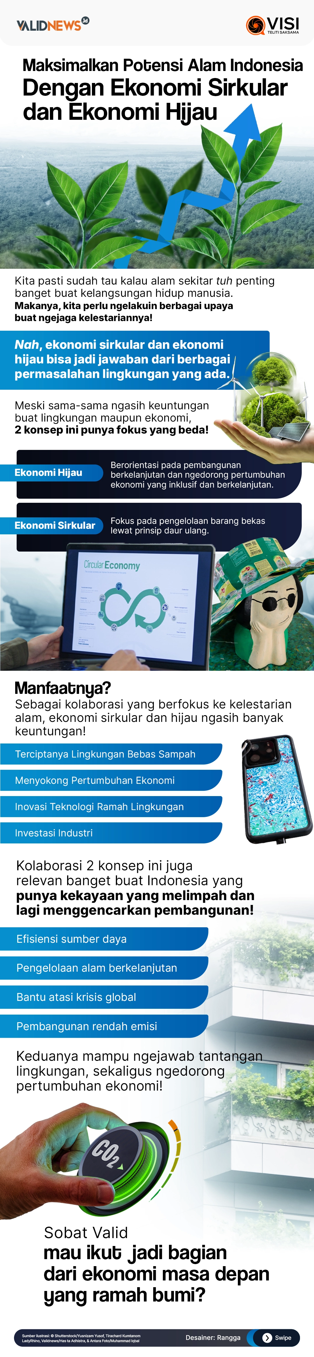 Potensi Ekonomi Sirkular dan Ekonomi Hijau