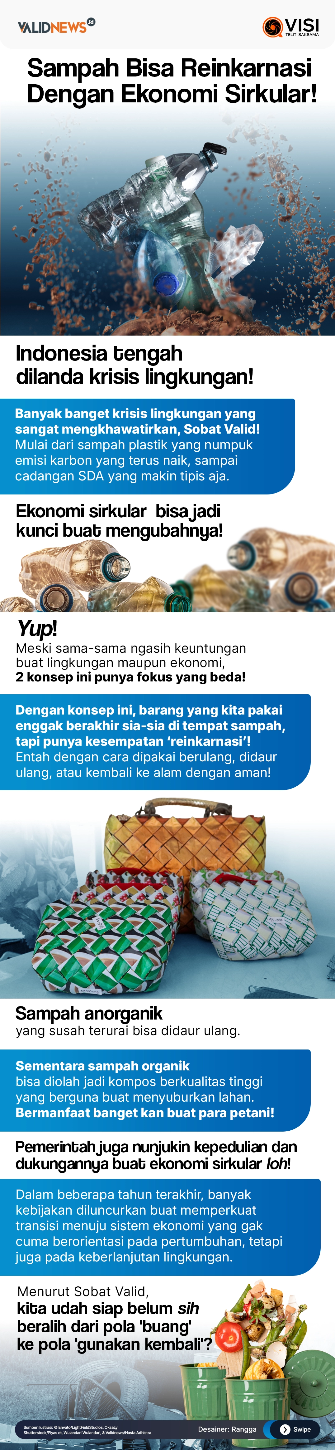 Sampah Bisa Reinkarnasi Dengan Ekonomi Sirkular