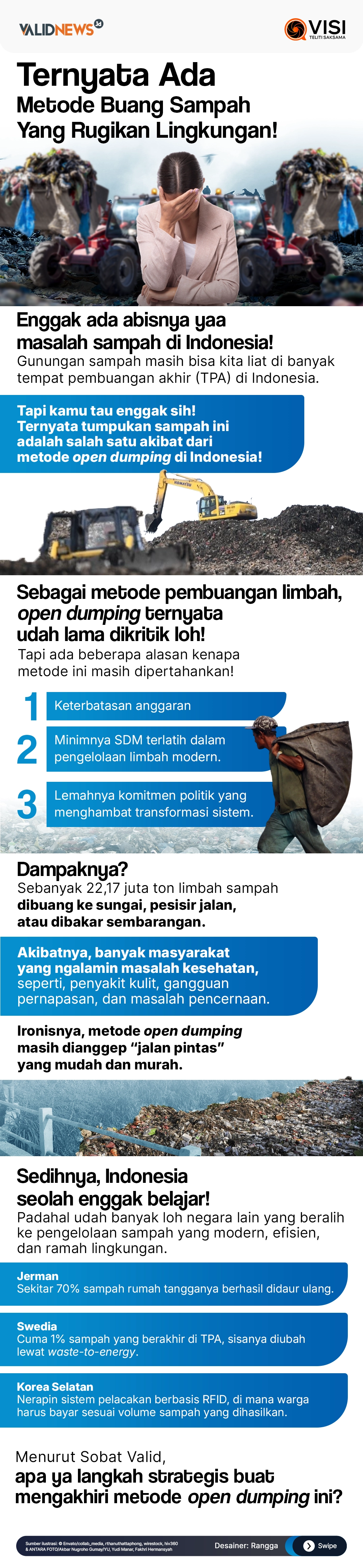 Metode Buang Sampah Yang Rugikan Lingkungan!