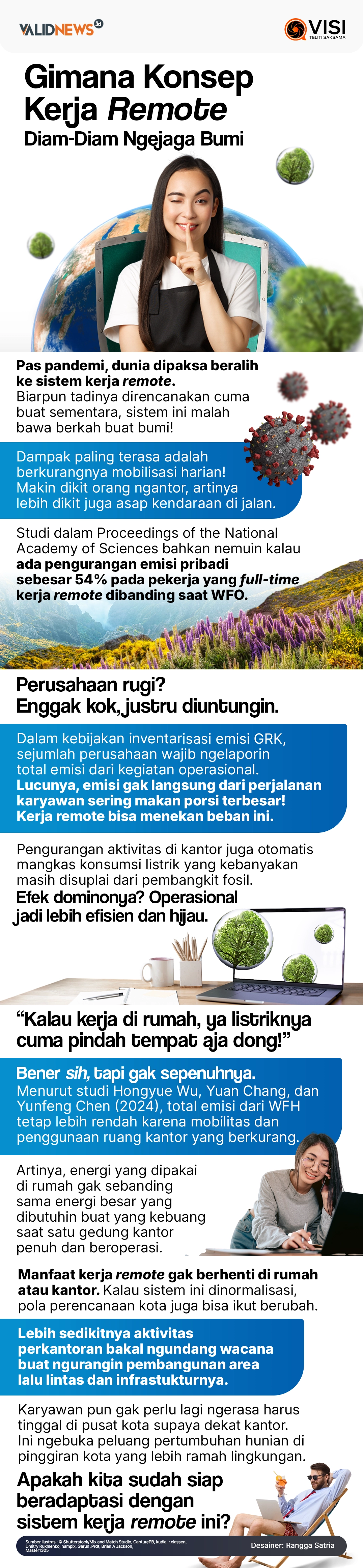 Gimana Konsep Kerja Remote Diam-Diam Ngejaga Bumi