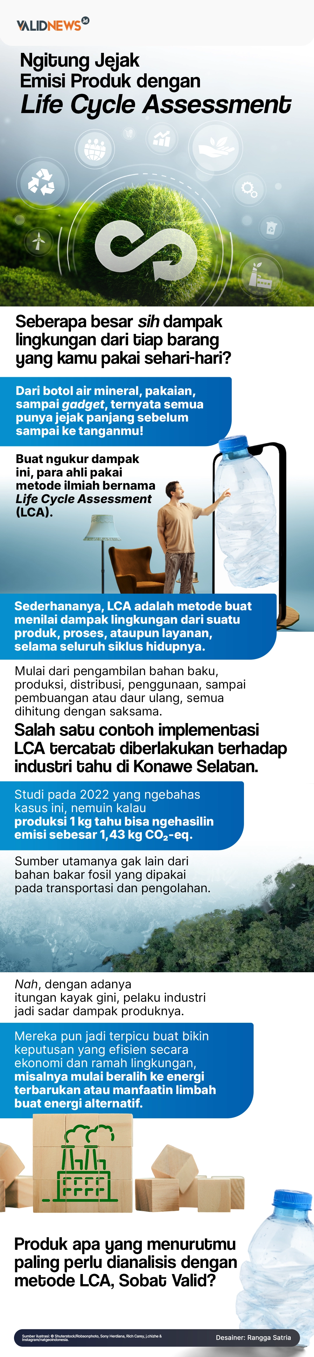 Life Cycle Assessment Mengitung Jejak Emisi Produk