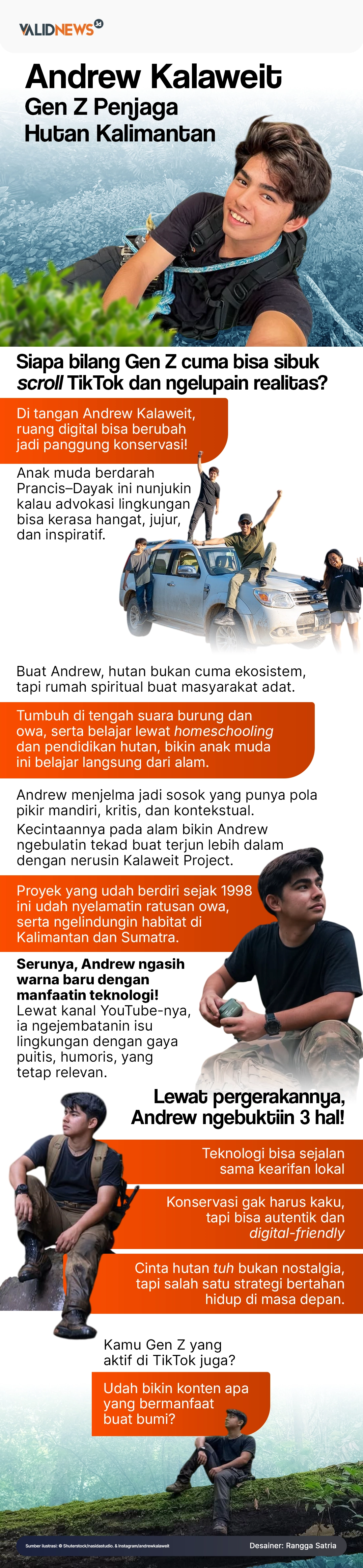 Andrew Kalaweit Gen Z Penjaga Hutan Kalimantan