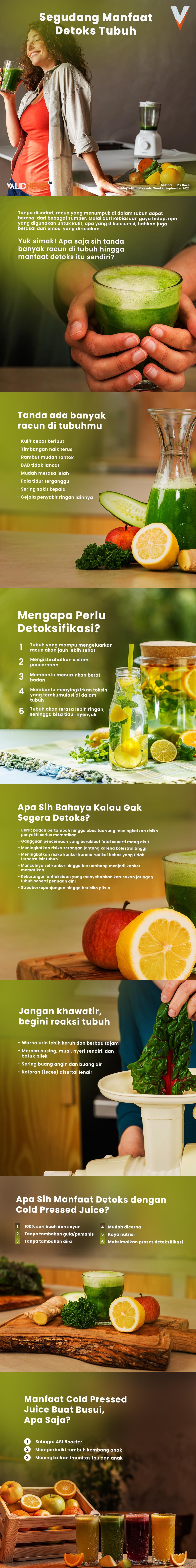 Segudang Manfaat Detoks Tubuh