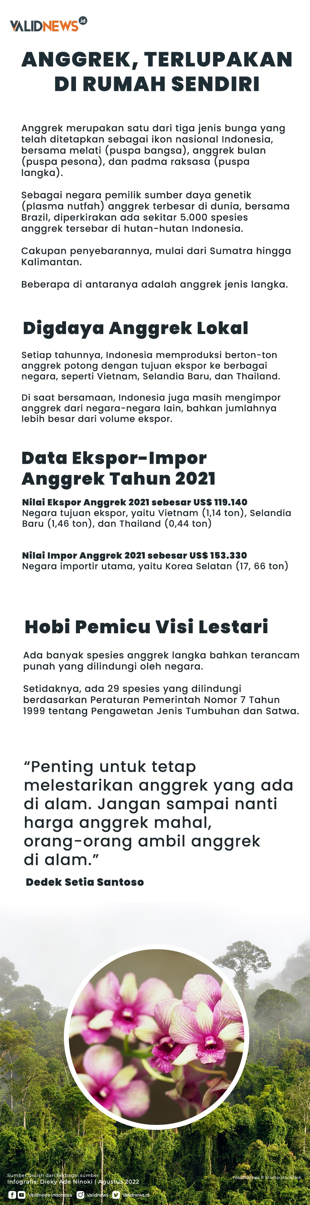 Anggrek, Terlupakan di Rumah Sendiri