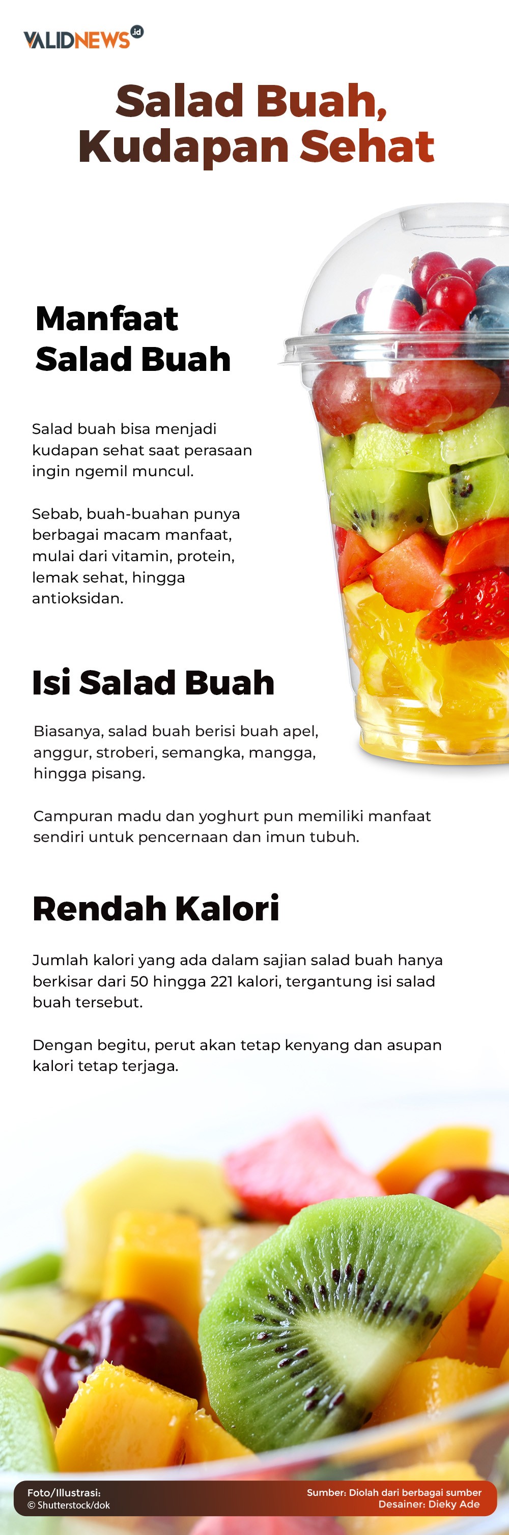 Salad Buah, Kudapan Sehat