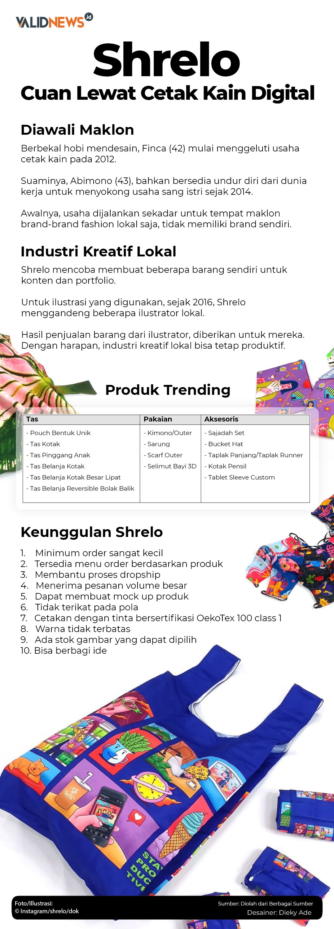 Cuan Lewat Cetak Kain Digital