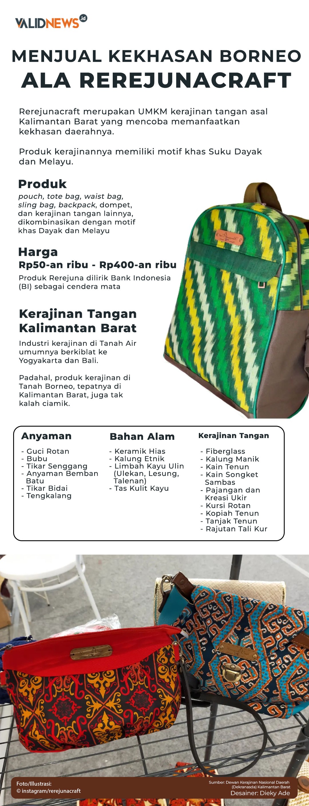 Menjual Kekhasan Borneo Ala Rerejunacraft