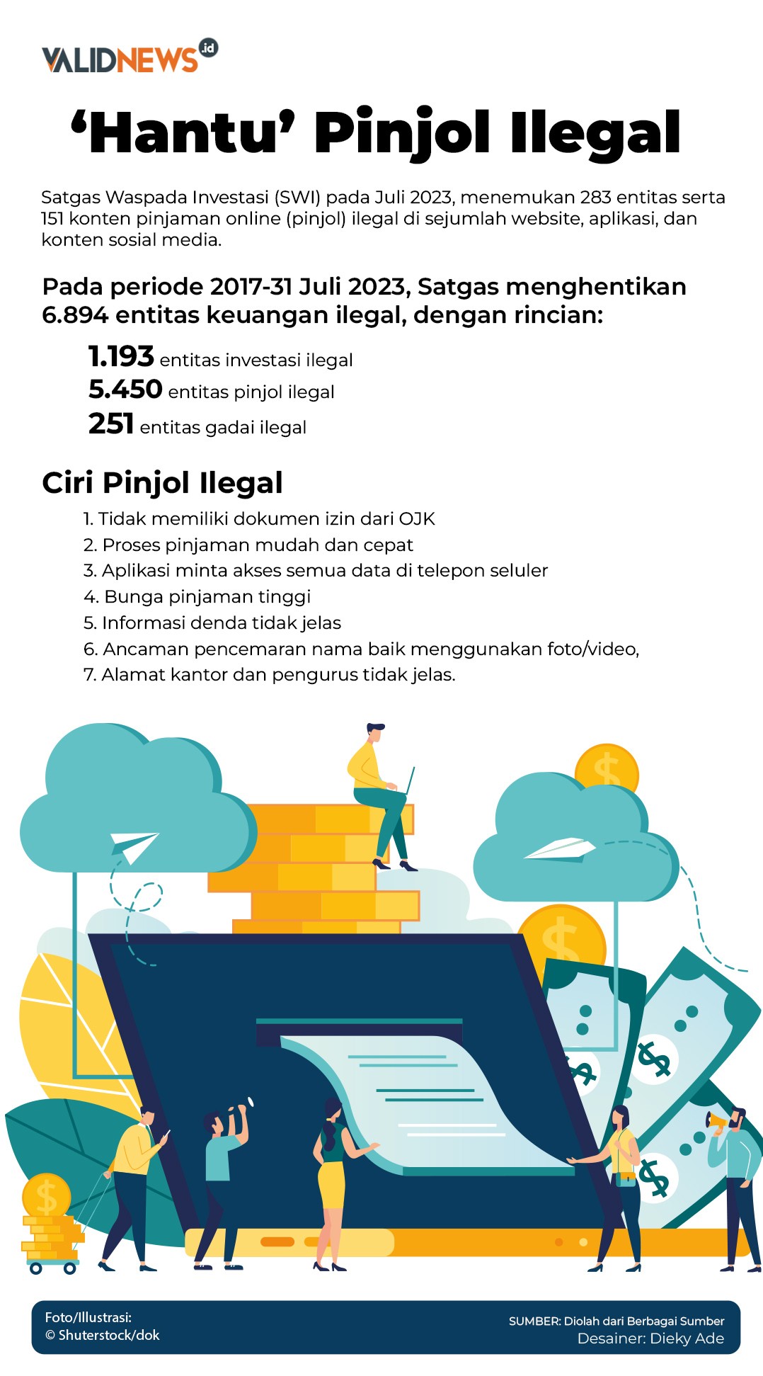 ‘Hantu’ Pinjol Ilegal