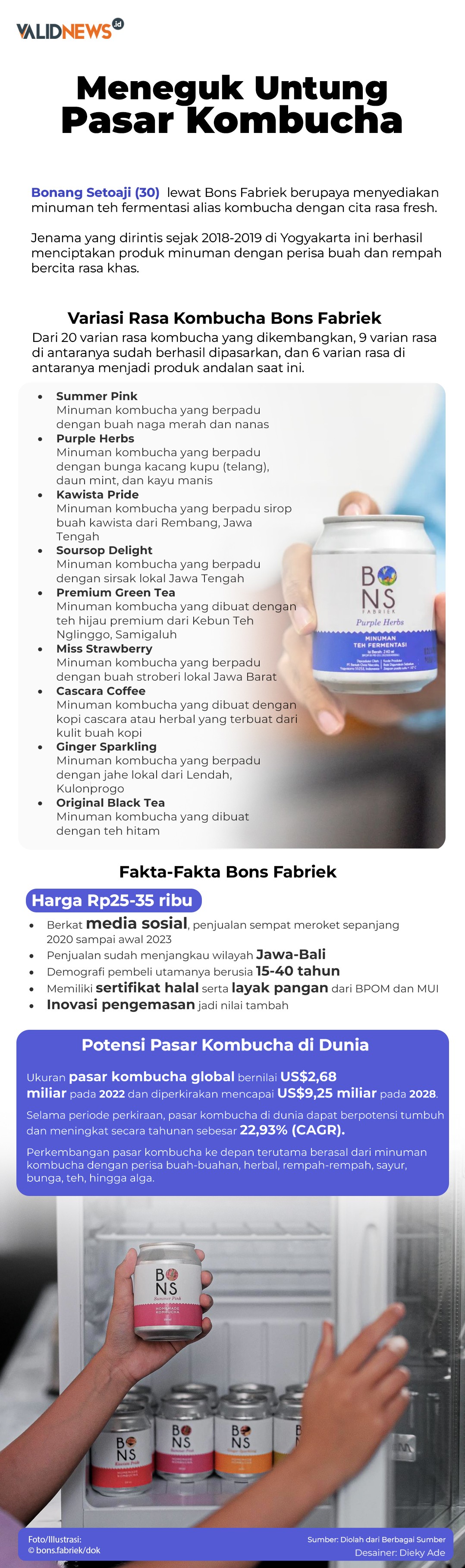 Meneguk Untung Pasar Kombucha