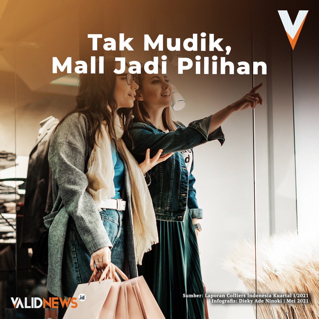 Tak Mudik, Mall Jadi Pilihan