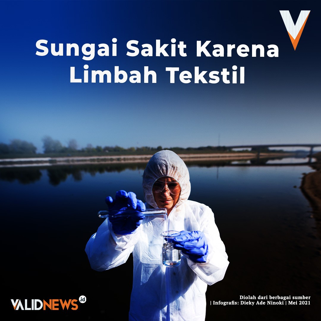 Sungai Sakit Karena Limbah Tekstil